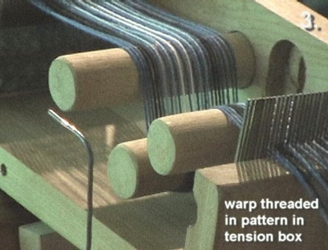 Instructional DVD WEAVING How to Warp a Sectional Loom Selfproduced