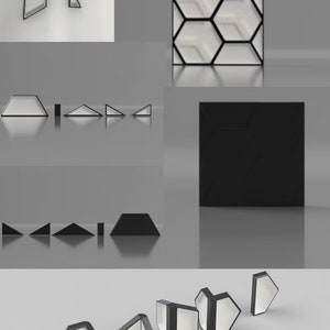 SpaceX Starship Tile Corner and Gap Pieces - STL Files **READ DESCRIPTION**