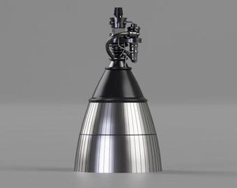 SpaceX Starship Raptor 3 - Vacuum Engine STLs **READ DESCRIPTION PLEASE**