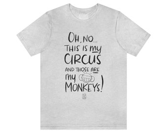 Unisex Drama Monkeys Jersey Short Sleeve Tee