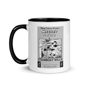 Tazza Steamboat Willy n. 2 (varie scelte di colori)