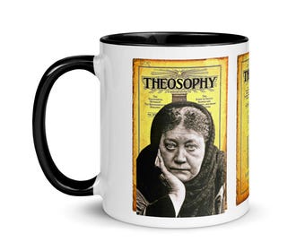 Helena Blavatsky mug #1 / Theosophy  (various color choices)