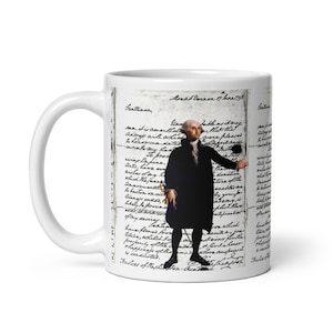 Taza de George Washington n.° 3 / Carta fechada el 17 de junio de 1798 en la que se habla de la promoción de la literatura
