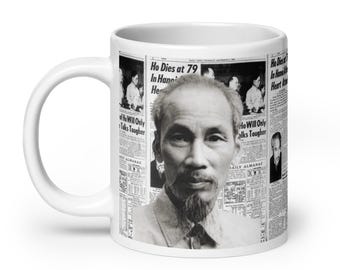 Ho Chi Minh mug #1 / Newspaper Article