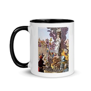 Joan of Arc mug #5 / Burning of Joan of Arc