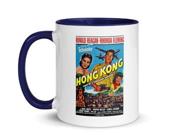 Ronald Reagan mug #6 / Hong Kong  (various color choices)