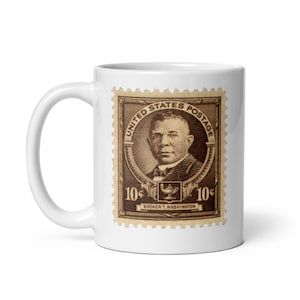 Taza n.° 1 de Booker T. Washington / Sello postal