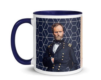 General William Tecumseh Sherman mug #2 (various color choices)