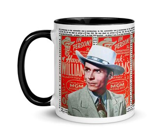 Hank Williams mug #3.5 / In Person (various color choices)