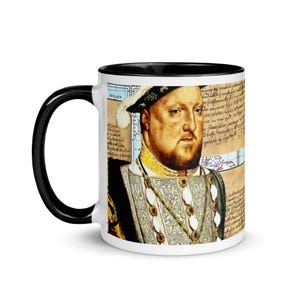 Caneca Henrique VIII nº 1 / Carta para Ana Bolena (várias opções de cores)