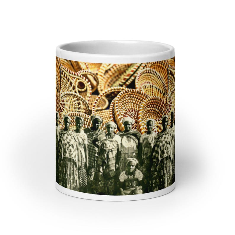 Gullah Geechee Mug: Basket Weaving & Flag Design - Etsy