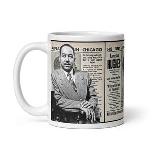 Langston Hughes mug #1 / His First Appearance in Chicago