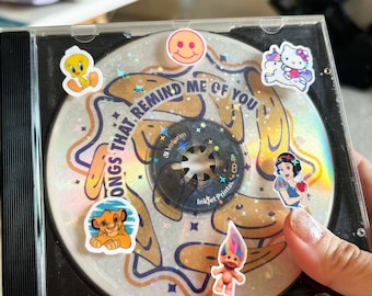 mixtape de CD personalizado, mixtape personal, cinta mixta personalizada, regalo único para ella, regalo perfecto, día de la madre perfecto, regalo para novio
