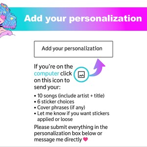 Make Your Own CD Mixtape, custom cd, personal mixtape, personalized custom mixed tape, unique gift for her, perfect gift, boyfriend gift image 7