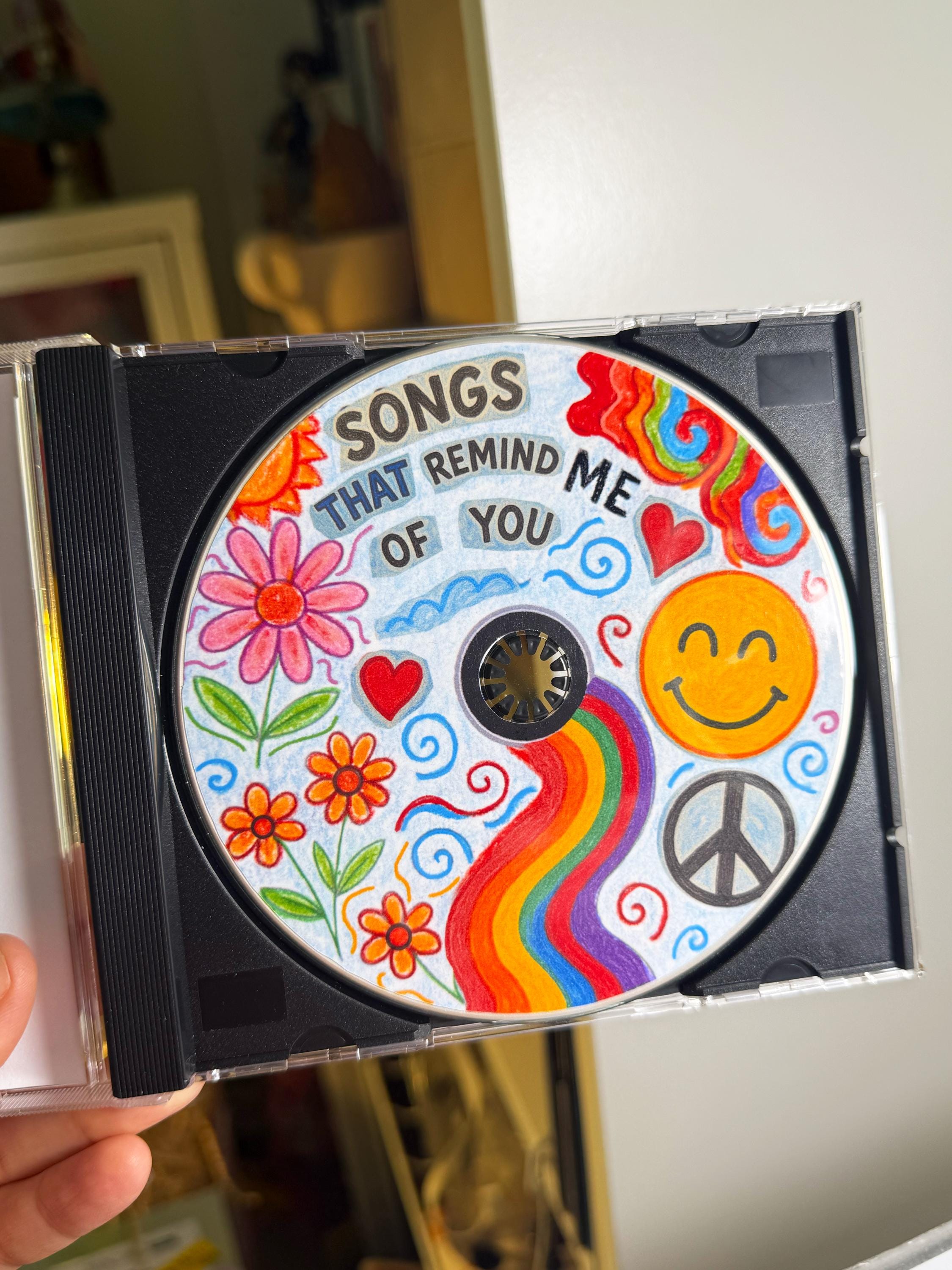 Crea tu propio mixtape en CD, CD personalizado, mixtape personal, cinta mixta personalizada, regalo único para ella, disco compacto, lista de reproducción personalizada