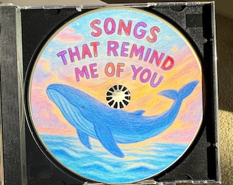 Custom CD Mixtape: Personalized Playlist, Retro Music Gift