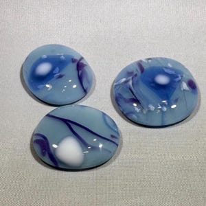 Fused glass dots for crafts, mosaic, jewelry