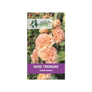 graines 10/20/50 rose trèmière - saumon rose