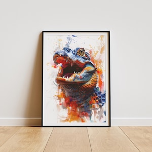 Krokodil - Tier Poster