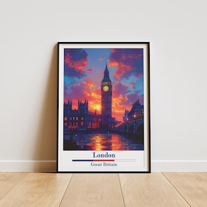 Londres (Inglaterra/Gran Bretaña) - Póster de viaje