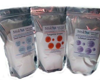 Large StinkPot Cloth Diaper Laundry Detergent- 100-200 Loads- Vegan