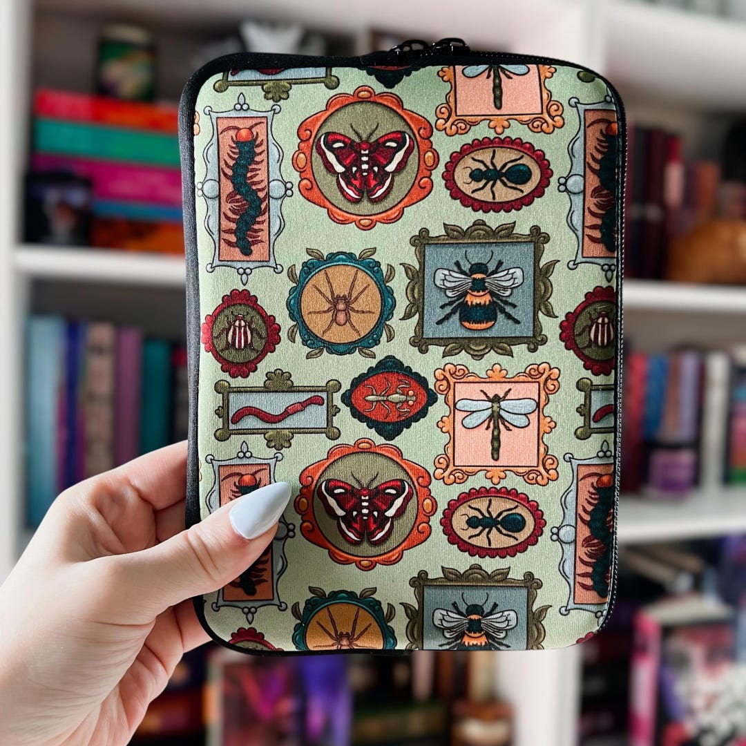 Bug Collector Kindle Sleeve | Padded Insect Print E-reader Case ...