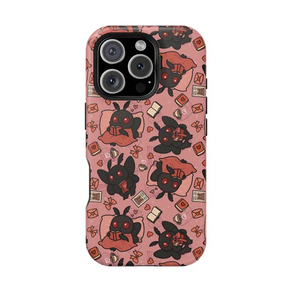 Bookish Mothman Magnetic Phone Case | Compatible with iPhone