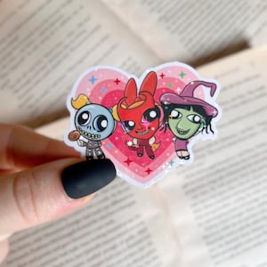 Halloween Holographic Sticker | Glitter Vinyl Sticker