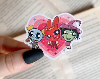 Halloween Holographic Sticker | Glitter Vinyl Sticker