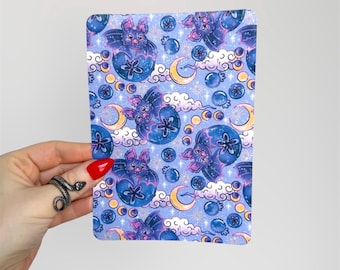 風変わりなブルーベリーコウモリのホログラフィックKindleインサート｜読書用グリッターケースインサート