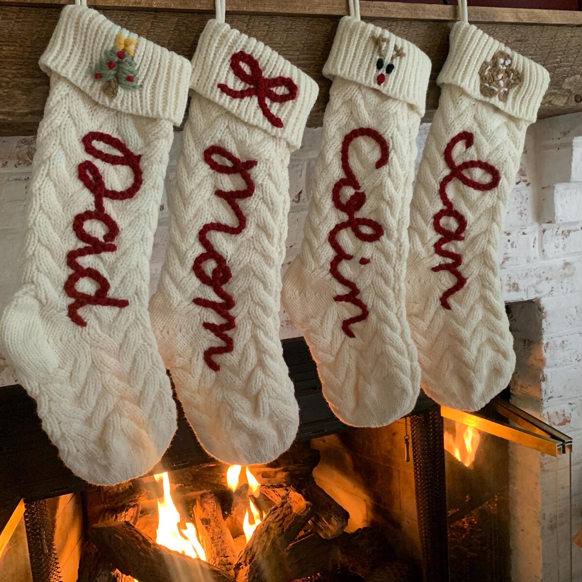 Custom Knit Christmas Stocking