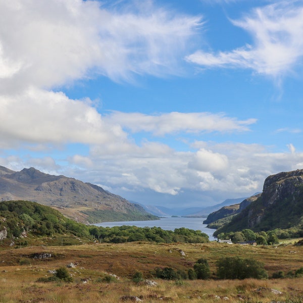 Digital JPEG photo of Loch Maree in the Scottish Highlands, UK.