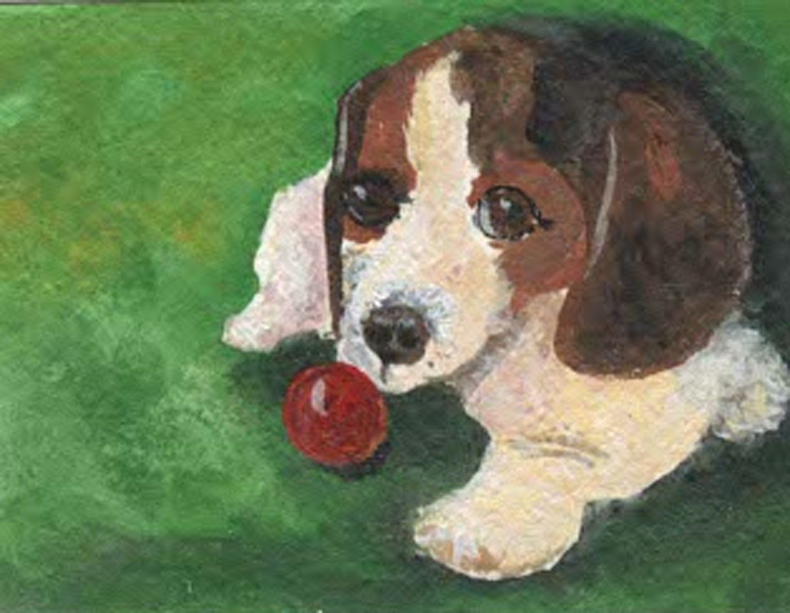 Aceo Baseball Card Size Art Trading Card Beagle Pup Etsy