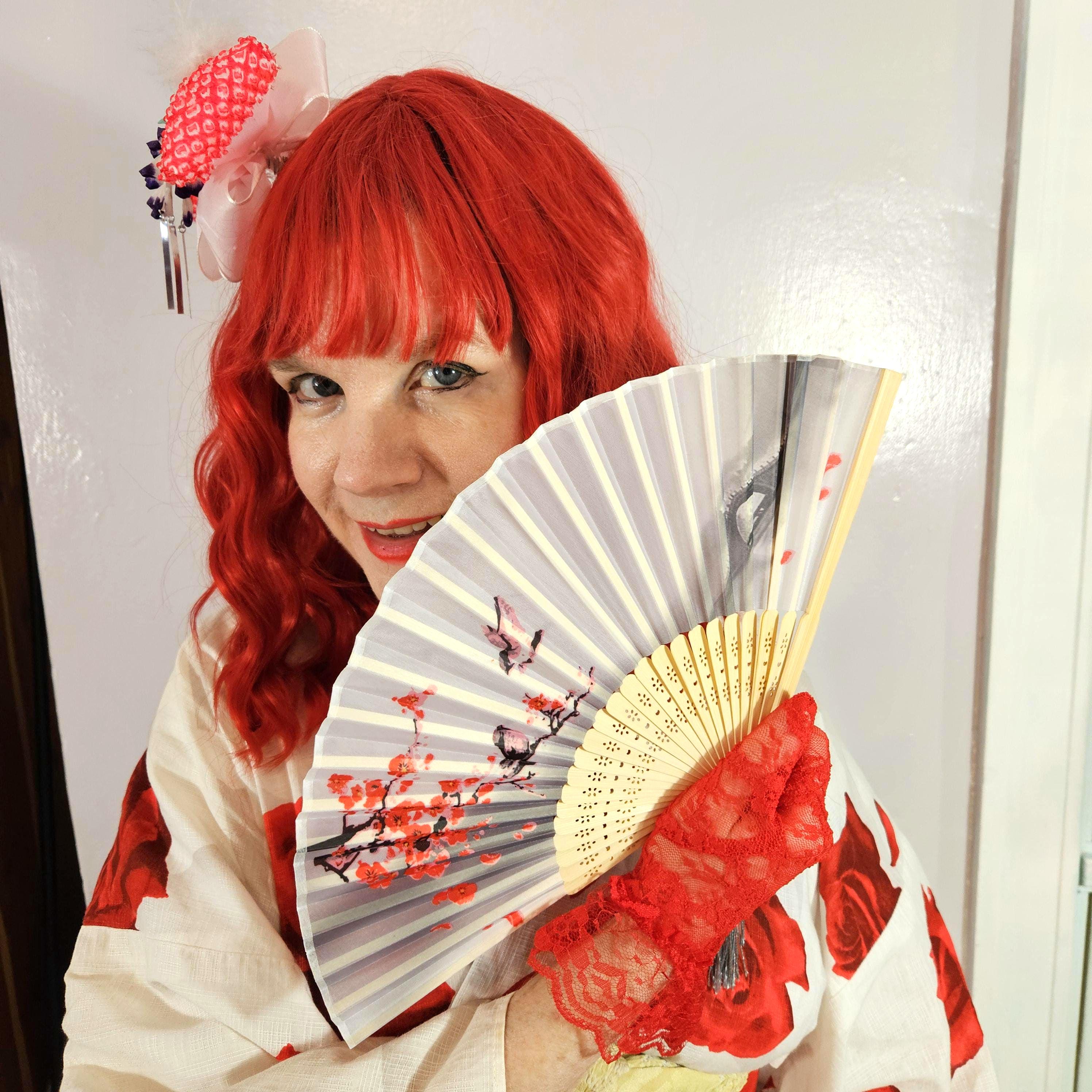 Zijde Fan Chinese Japanse Stijl Vouwen Fan Home De... - Vicedeal