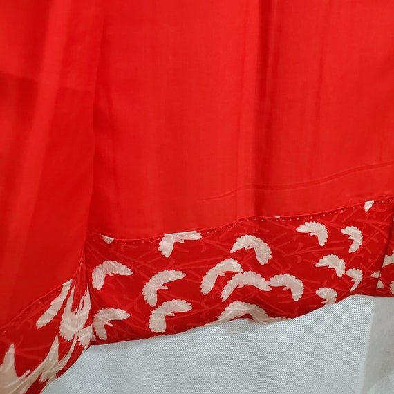 Gorgeous Japanese Juban Kimono, Vintage Silk Naga… - image 8