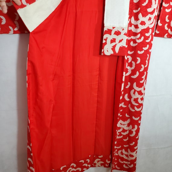 Gorgeous Japanese Juban Kimono, Vintage Silk Naga… - image 7