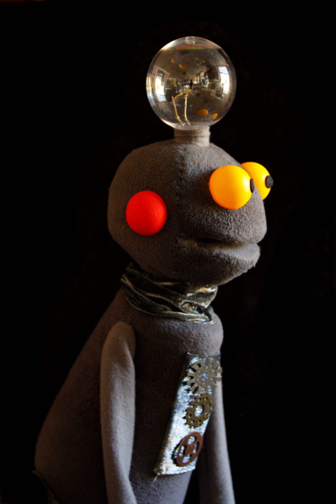 Robot Puppet Large Professional Hand Puppet with rod fully Etsy