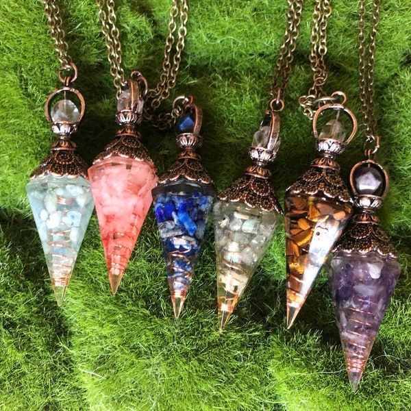 Blessed pendulum necklace