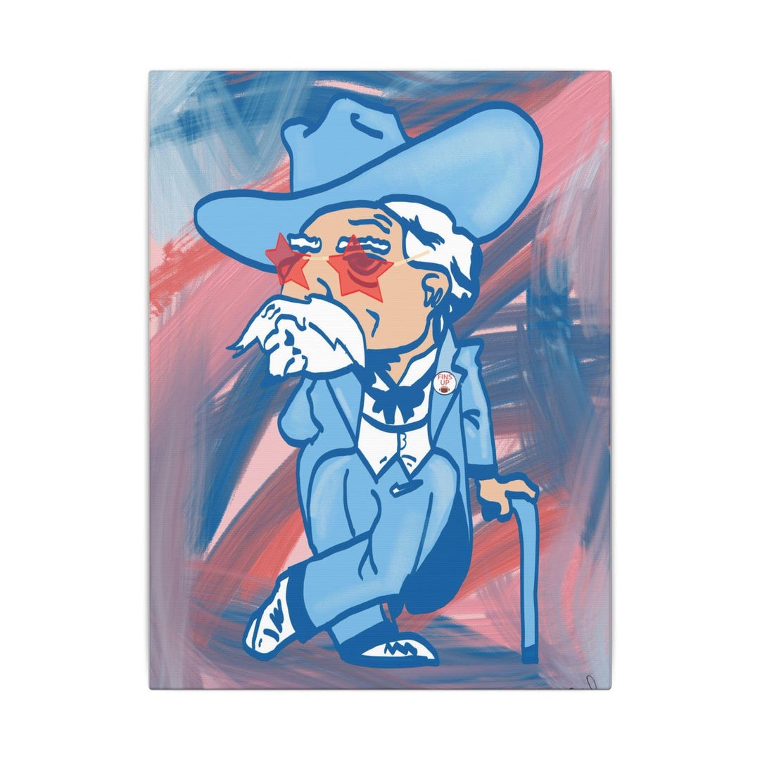 Colonel Reb Sign Canvas Art Ole Miss Colonel Reb Dorm Room Apartment Decor Print, Wall ...