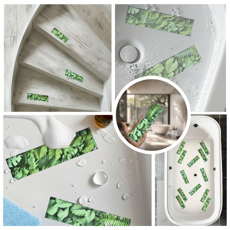 Botanical Leaf Anti-Slip Stickers - Thumbnail 5