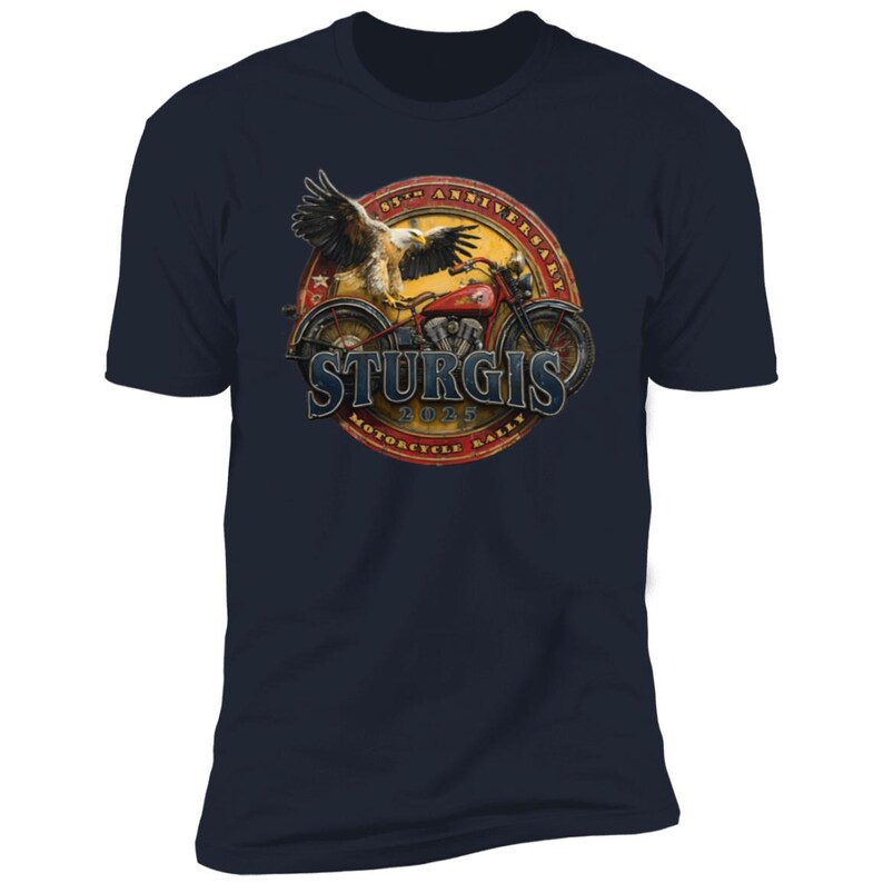 2025 85th Anniversary Sturgis Motorcycle Rally Premium Short Sleeve T