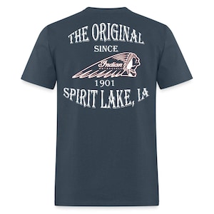 Indian Motorcycle-Legends Aren&#39;t Made, They&#39;re Built Vintage T-shirt - Front and Back Print