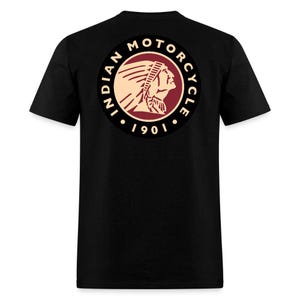 Classic Indian Motorcycle Graphic Shirt - Front and Back Print