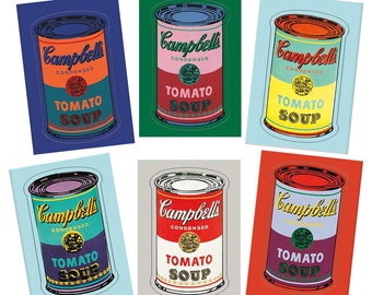 Fridge Magnet Set Soup Can by Andy Warhol