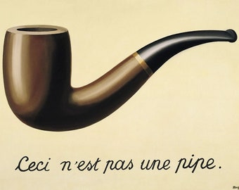 Calamita da frigo Il tradimento delle immagini di René Magritte