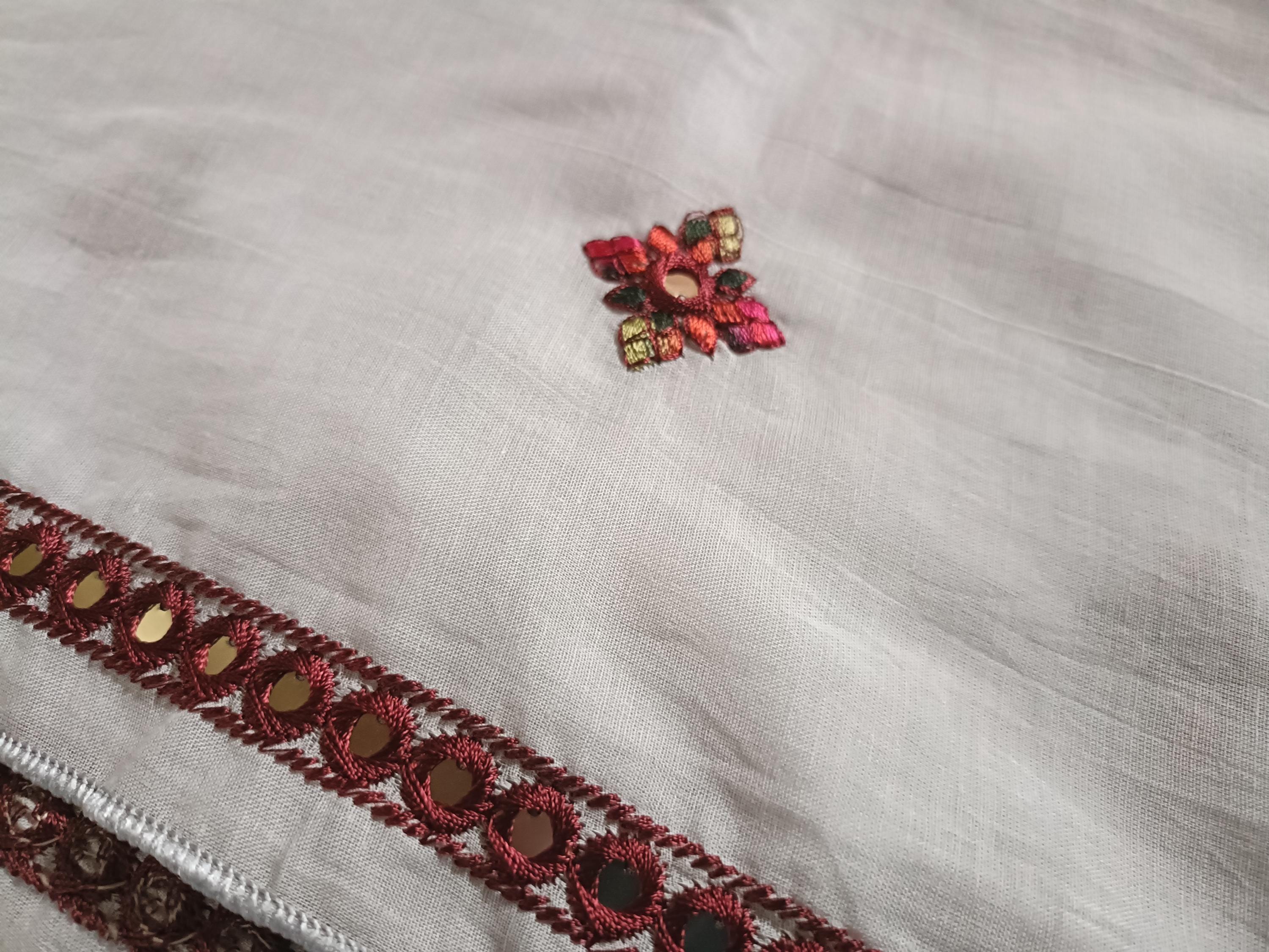 手作りのシンド刺繍ショール：ミラーワークチャダル - Etsy 日本