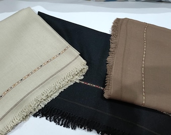 Xale de lã masculino, xale pashmina de lã quente, cachecol para o inverno/tamanho completo
