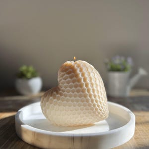 Love Pillar Candles, Heart Candle, Valentine&#39;s Day, Heart Shaped Candle, Love Taper Candle, Wedding and Party Favors, Mother&#39;s Day