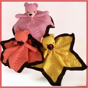 Teddybear lovey, baby shower gift, heirlooms , comfort your baby Update: Color pink is no longer available.