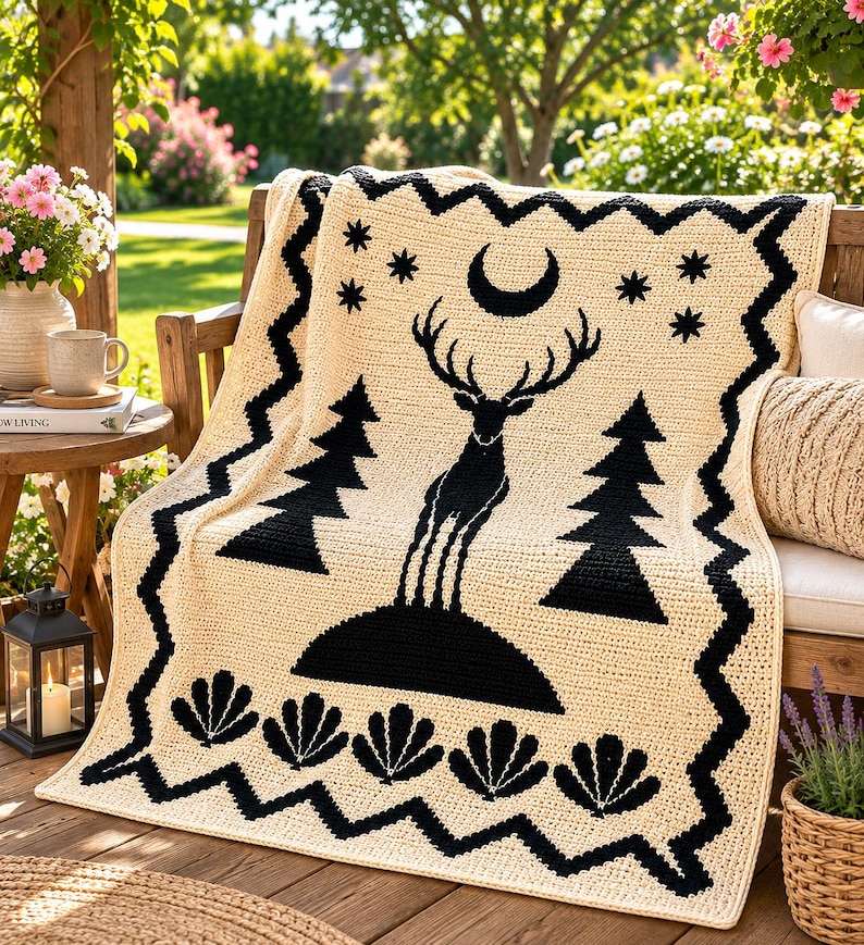 Scandinavian Crochet Blanket Patterns: Nordic Mosaic Designs